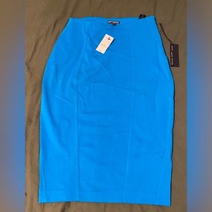 Express Blue pencil skirt